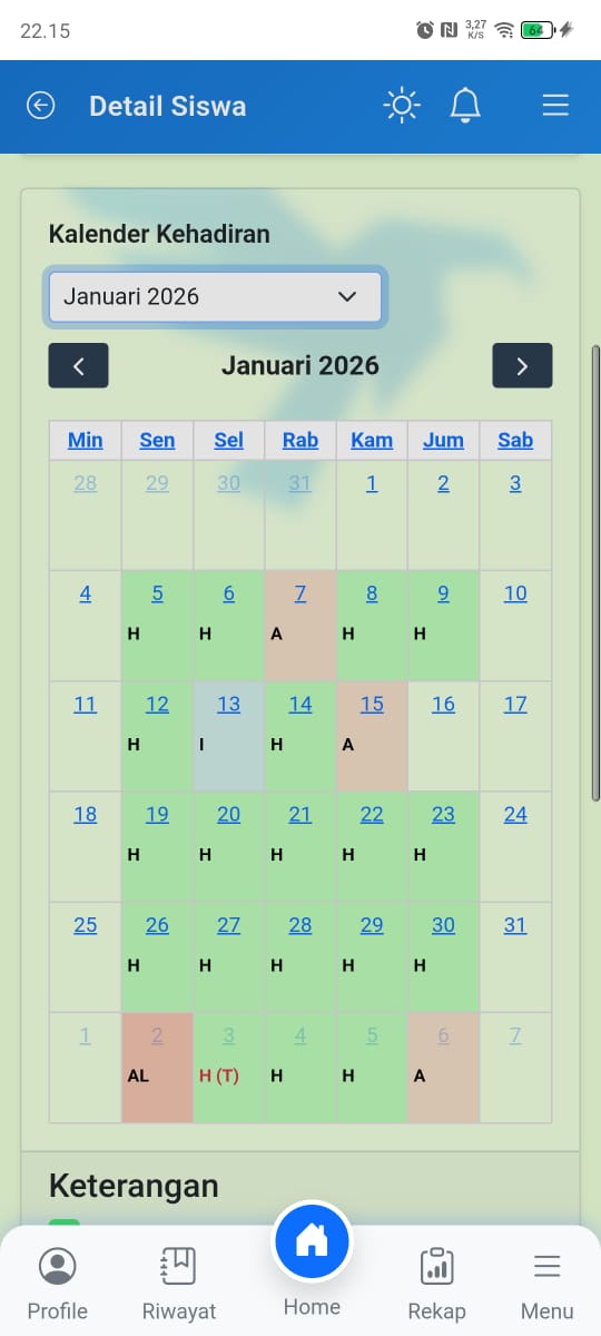 Detail Siswa Lanjutan